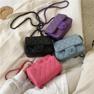새로운 한국어 버전 단일 어깨 핸드백 여성과 세련되고 간단한 사각형 가방