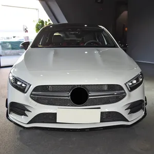 กันชนหน้าสำหรับ Mercedes Benz A Class W177 A180 A200 A220 A35 AMG 2018-2022 ชุดดิฟฟิวเซอร์ สปอยเลอร์อะไหล่รถยนต์ - Product Image 4
