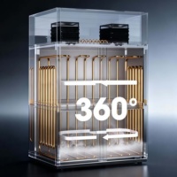 Réfrigérateur vertical commercial en acier inoxydable de grande capacité 800 L pour pizzeria, classe énergétique A++ - Stock disponible