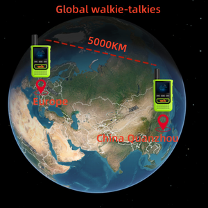 <span class=keywords><strong>Walkie</strong></span>-<span class=keywords><strong>talkie</strong></span> de red Poc con GPS, <span class=keywords><strong>WiFi</strong></span>, 4G, GSM, radio bidireccional móvil, largo alcance, 200km, 5000km, par - Product Image 6