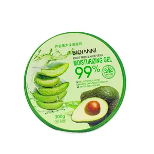 Hot Produto Popular BIQIANNI Aloe Vera Folhas Toalha Cabaça e Árvores de Fruto Hidratante Gel Hidratante