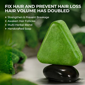 OEM Label pribadi tanaman alami Usma rumput Cedar sampo sabun <span class=keywords><strong>Bar</strong></span> untuk pertumbuhan rambut Soild Lawsonia Inermis sampo 120g - Product Image 4