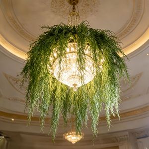 Ramas de sauce llorón artificiales, plantas de plástico de 100cm-200cm, decoraciones para techos y paredes, para uso en interiores y exteriores. - Product Image 3