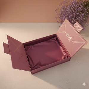 Doppeltür ige Öffnung Magnetische buch förmige Luxus-Papier box Elegante Andenken-Geschenk verpackung - Product Image 4