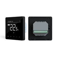 Thermostat intelligent de chauffage par le sol de l'eau d'écran tactile avec l'entrée de commutation de Co