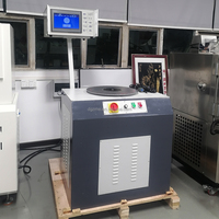 Ventiladores de plástico, motor de transmisión por correa, máquina equilibradora dinámica, equipo de prueba