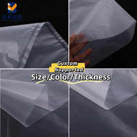 Sac à poche plat jetable en plastique HDPE translucide étanche à l'humidité et à la poussière avec emballage intérieur en film pour le stockage des pierres précieuses