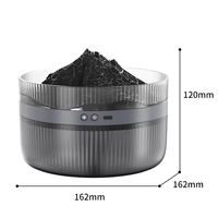 Diffuseur d'arômes volcanique 2L multifonctionnel, humidificateur à flamme, grande capacité et volume de brouillard élevé, diffuseur d'huiles essentielles