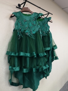 Robe de mariée longue de haute qualité pour fille, robe de demoiselle d'honneur exquise pour fête, robe d'anniversaire rose pour enfant de 8 ans - Product Image 5