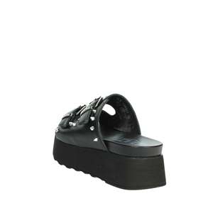 Cult Women's Wedge Slipper CLE104357 Black Platform <b>Sandals</b> - Product Image 2