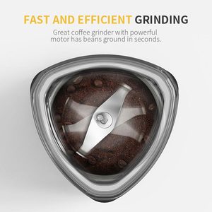 Macinacaffè Elettrico con Controllo Touch, Mini Macine in Acciaio Inox, Macinatura Grossa/Fine, Macine <span class=keywords><strong>da</strong></span> 40mm, Capacità 70g - Product Image 3
