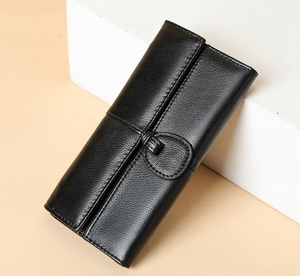 <span class=keywords><strong>Cuir</strong></span> véritable Long Portefeuilles pour femmes Marque Sac à main <span class=keywords><strong>Femme</strong></span> Portefeuille <span class=keywords><strong>en</strong></span> <span class=keywords><strong>cuir</strong></span> <span class=keywords><strong>Pochette</strong></span>/Téléphone Sac <span class=keywords><strong>en</strong></span> <span class=keywords><strong>cuir</strong></span> portefeuille - Product Image 5