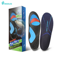 Semelles intérieures 99insoles en gel souple, amortissantes, pour le sport, soin des pieds, coussinets pour chaussures de course, semelle intérieure Shark, semelles intérieures confortables pour le sport