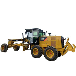 Niveleuse à moteur CAT 140H d'occasion en bon état, modèle 2022, origine Japon, avec moteur, pompe et boîte de vitesses, disponible pour inspection par rapport et vidéo - Product Image 1