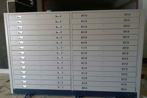 Classeur métallique pliable en acier à 5-15 tiroirs, structure de soudure assemblée, certifié ISO, pour usage scolaire moderne - Product Image 4