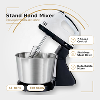 Mixeur de cuisine électrique 7 vitesses 100W, batteur à main pour œufs et crème, idéal pour la pâtisserie et la confection de gâteaux