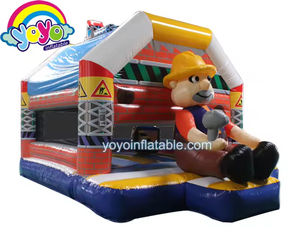 Inflatable Workers Jumping Bouncer Kids Play Slide Ball Pit Weather Resistant Home Commercial - Product Image 6