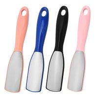 Râpe à pied professionnelle double face en métal noir durable