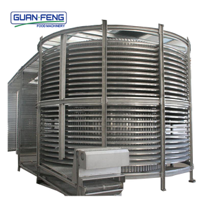 Congélateur à spirale pour <span class=keywords><strong>crevettes</strong></span> surgelées IQF, congélation rapide individuelle - Product Image 1