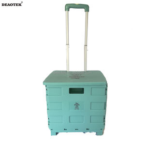 Chariot Quik pliable à roulettes 380x360x330mm pour enseignants, panier fourre-tout d'une capacité de 30l - Product Image 5