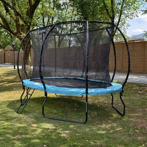 Zoshine, superventas, 8x14 pies, trampolín ovalado para exteriores, parque infantil, trampolines para saltar, <span class=keywords><strong>comprar</strong></span> trampolín elástico para exteriores con Laddar - Product Image 5