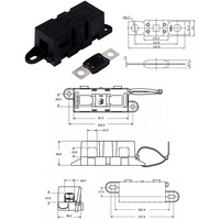 Porte-fusible MEGA AMG pour fusible à boulonner ANM