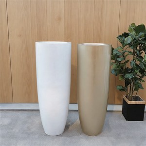 Maceta Moderna Minimalista de Fibra de Vidrio para Interiores y Exteriores, Elegante Maceta Alta y Cónica para Flores, Maceta Arquitectónica de FRP para Paisajismo, Venta al Por Mayor - Product Image 5
