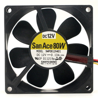 SANYO 9WP0812H401 12VDC 0.13A 80*80*25MM 8025 8CM Kipas Pendingin Aksial Jepang Baru dan Asli