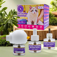 Recharge de diffuseur de phéromones chat en plastique de luxe-Vente chaude, calmant naturel et sûr pour la maison, accessoire de Noël idéal pour animaux de compagnie