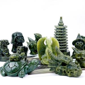 Piedra pulida <span class=keywords><strong>cara</strong></span> <span class=keywords><strong>de</strong></span> calabaza mago decoración <span class=keywords><strong>de</strong></span> Halloween energía cristal curación cuarzo Dragón Volador Xiuyu León Fengshui ornamento - Product Image 2