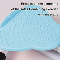 Plateforme d'exercice silencieuse à double pédale pour la taille, disque de torsion pour la taille, planche d'équilibre en ABS+Acier, unisexe