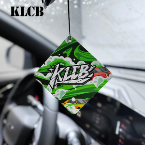 Tablette parfumée suspendue pour voiture KLCB Enlever les odeurs de voiture Parfum longue durée Tablette de désodorisant pour voiture - Product Image 1