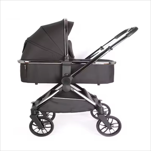 Siège <span class=keywords><strong>auto</strong></span> et poussette pour bébé, poussette pliable 3 en 1 avec siège <span class=keywords><strong>auto</strong></span> - Product Image 3