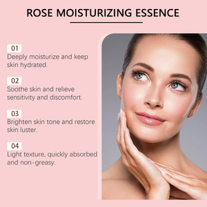 Tonique en spray à l'eau de rose végétalien certifié bio, apaisant, hydratant, sans alcool, soin de la peau coréen de luxe, vitamine C, acide hyaluronique - Product Image 3