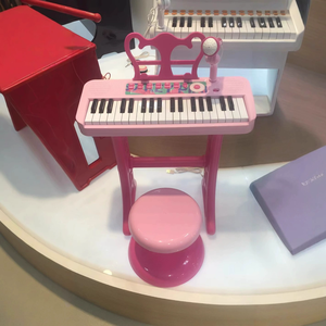 MILI Clavier d'orgue électronique 37 touches pour enfants, instrument <span class=keywords><strong>de</strong></span> <span class=keywords><strong>musique</strong></span> éducatif en plastique coloré, modèle d'entrée <span class=keywords><strong>de</strong></span> gamme - Product Image 5
