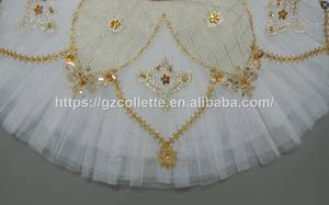 Robe tutu de ballet classique pour filles avec 12 couches de variations de crêpes en tulle rigide <span class=keywords><strong>Herta</strong></span> Raymonda pour la danse Made in Pakistan - Product Image 6