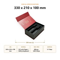 Boîte cadeau magnétique personnalisée avec logo, insert en mousse EVA pour deux bouteilles, emballage pour whisky et brandy, fabricant en gros
