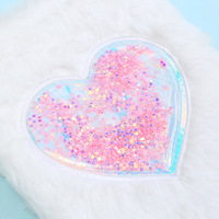 Carnet A5 Prêt à la Vente, Imprimé Cœur Créatif en Peluche, Impression Numérique, Journal Féminin Tendance, Reliure Cousue en Tissu
