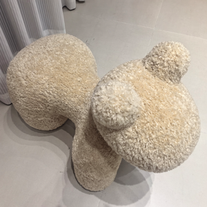 Tabouret en forme de poney coloré Sherpa - Design moderne, adapté aux enfants, chaise amusante en forme d'animal de dessin animé pour l'école, directement de l'usine - Product Image 3