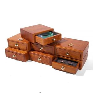 Boîte de rangement à bijoux en bois de noyer de haute qualité, boîte à bijoux, support pour emballage de bijoux en gros, cadeau - Product Image 3