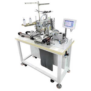RONMACK RM-680C New Children T-Shirt Bottom <b>Automatic</b> Flat-Bed Metal Hemming <b>Machine</b> Interlock Stitch for Garment Factory - Product Image 1