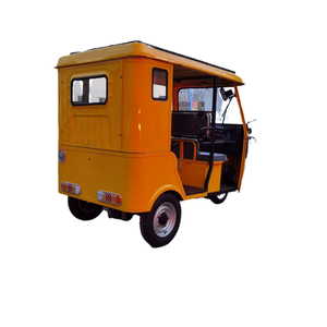 Electric Passenger Tuk Tuk Tricycle with Lithium Battery High Carbon Steel Frame Low Fuel Consumption 3 Wheeler Taxi Closed Body - Product Image 4