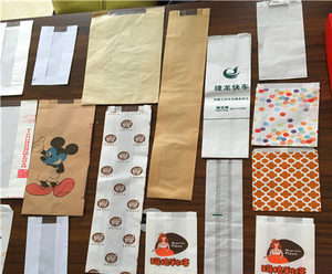 Precio barato automática Fondo V de alimentos bolsa de papel que hace la máquina - Product Image 6