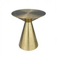 Pieds de table basse modernes en acier inoxydable à installation facile, base de table basse de style luxueux, base de table en marbre