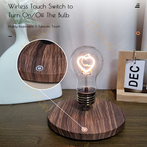 Minimalist Decor Night <b>Light</b> Lamp Desktop Bedroom Magnetic Levitation Floating LED Bulb Room for Cafe & Home - Product Image 6