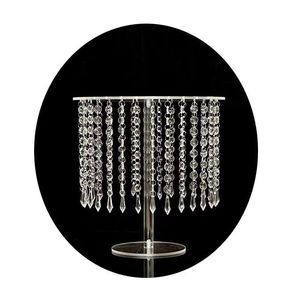 Nhà máy tùy chỉnh nhỏ vừa lớn Vòng rõ ràng hiển thị thực phẩm đứng cupcake đứng Acrylic bánh cưới đứng - Product Image 6