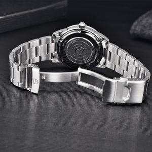 Reloj de Pulsera de Acero Inoxidable de Lujo para Hombre, Diseño Clásico Novedoso, Nuevo Diseño, Venta Caliente, Cuarzo VH31, Resistente al Agua, MOQ Bajo - Product Image 4