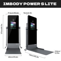 IMBODY POWER Q Power Station Fitness Smart Gym Fitness Miroir Multi Gym Machine Équipement De Musculation Entraîneur À Domicile