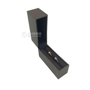 Caja de Papel Negra Personalizada con Logotipo para Anillos, Colgantes, Pulseras, Brazaletes, Collares y Joyas - Product Image 3