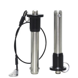 Goupilles de verrouillage à billes de vente chaude poignée en aluminium corps en acier inoxydable réseau de fils goupille à dégagement rapide goupille de verrouillage à billes - Product Image 3
